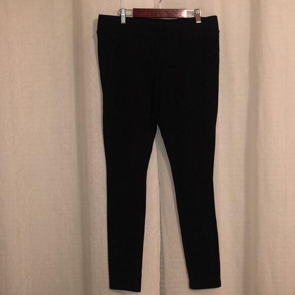 Liz Lange M Black Cotton Maternity Leggings - Picture 3 of 9
